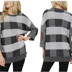 [BDG] Cable Knit w/ Brown Elbow Patches- Size M